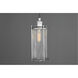Industrial 1 Light 6.25 inch Galvanized Pendant Ceiling Light